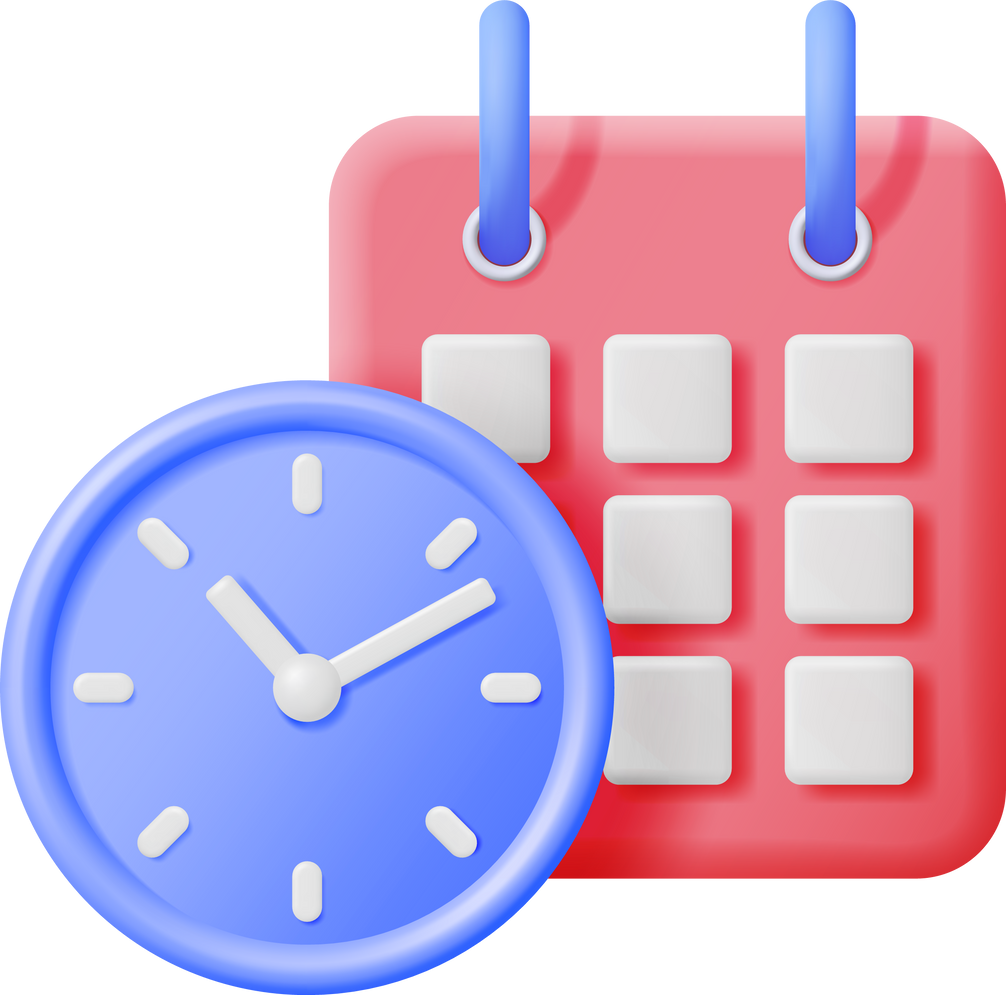 3D Paper Spiral Wall Calendar and Clocks